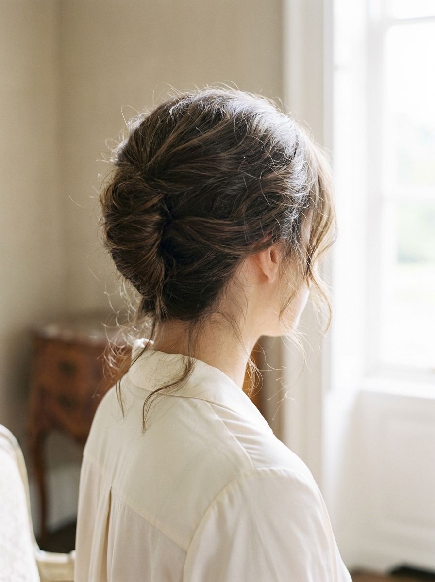 French Twist in weicher Version - Frisuren zur Konfirmation